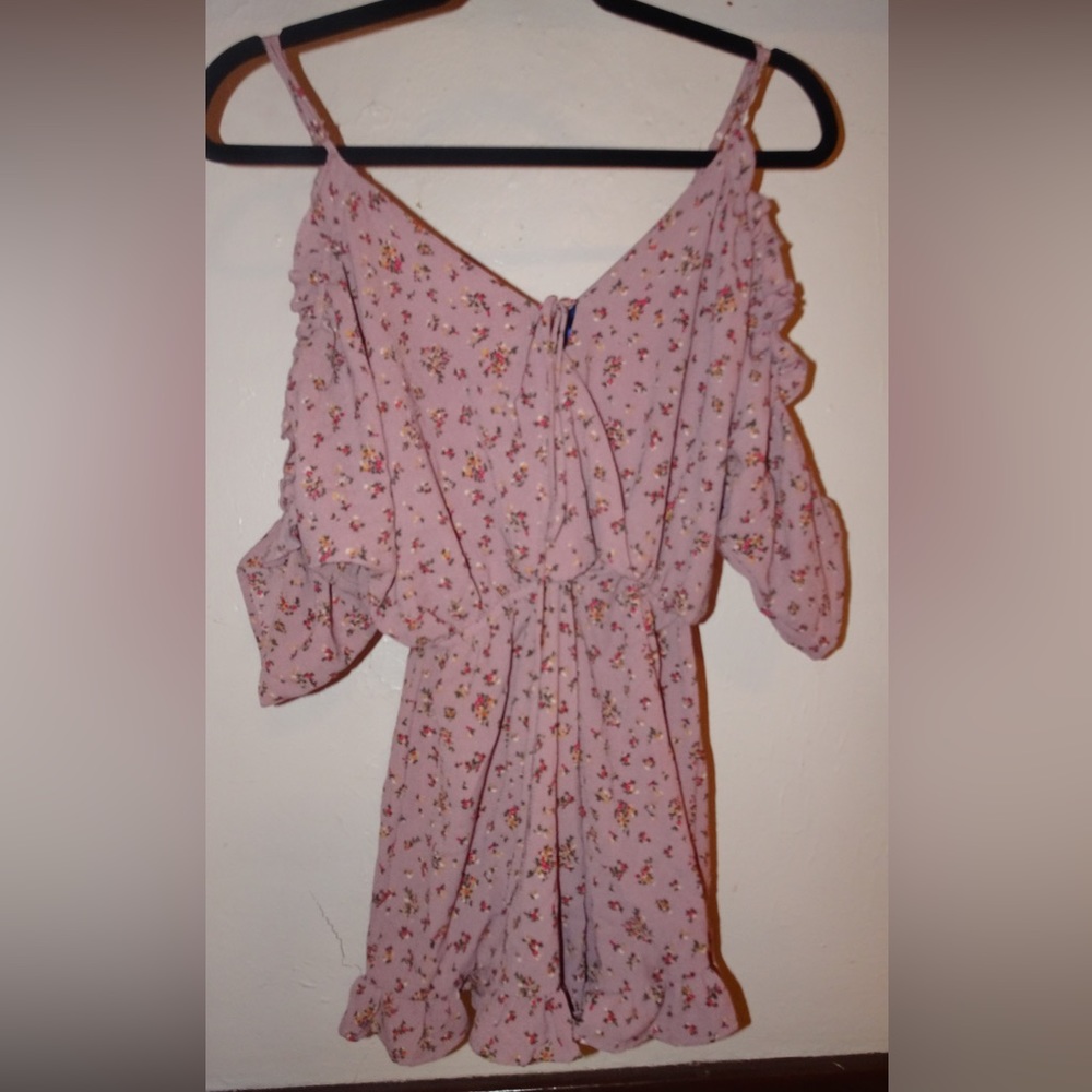 Floral Pink Romper
